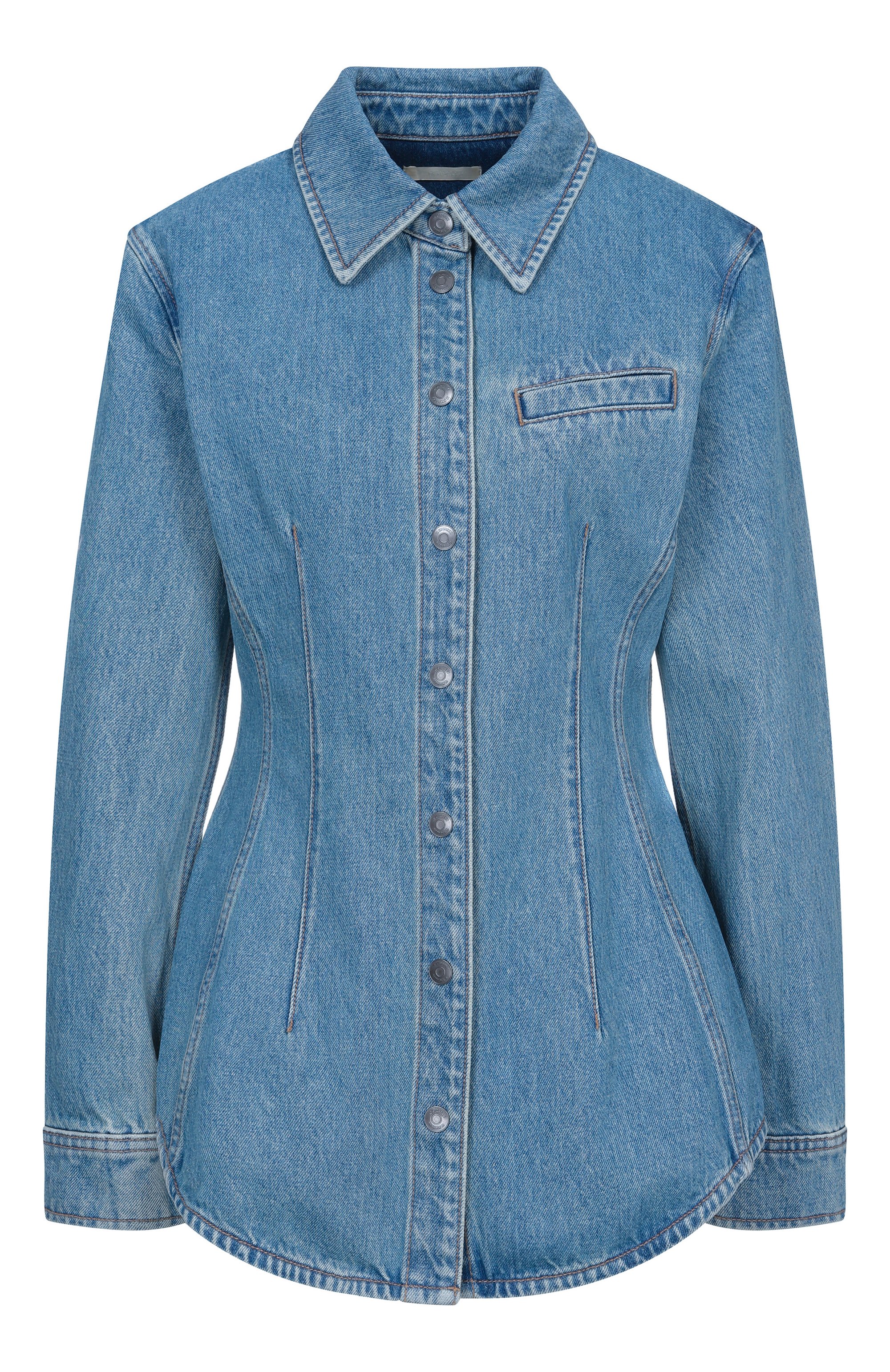 Джинсовая рубашка 12 STOREEZ, арт. 135479, фото 1