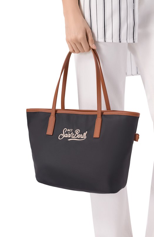 Сумка City medium MC2 Saint Barth CB0004-00288L/CITY BAG MID NYL0N Чёрный  CB0004-00288L/CITY BAG MID NYL0N Фото 2