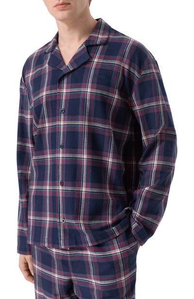 Пижама из хлопка и вискозы BOSS, арт. 50550756, фото 3