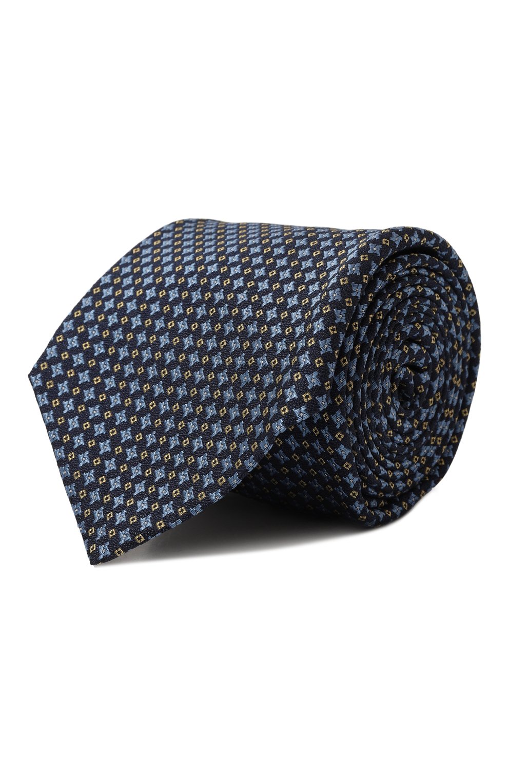 Шелковый галстук KITON синего цвета по цене 28050 руб., арт. UCRVKLC02I54, фото 1 Шелковый галстук KITON, арт. UCRVKLC02I54, фото 1