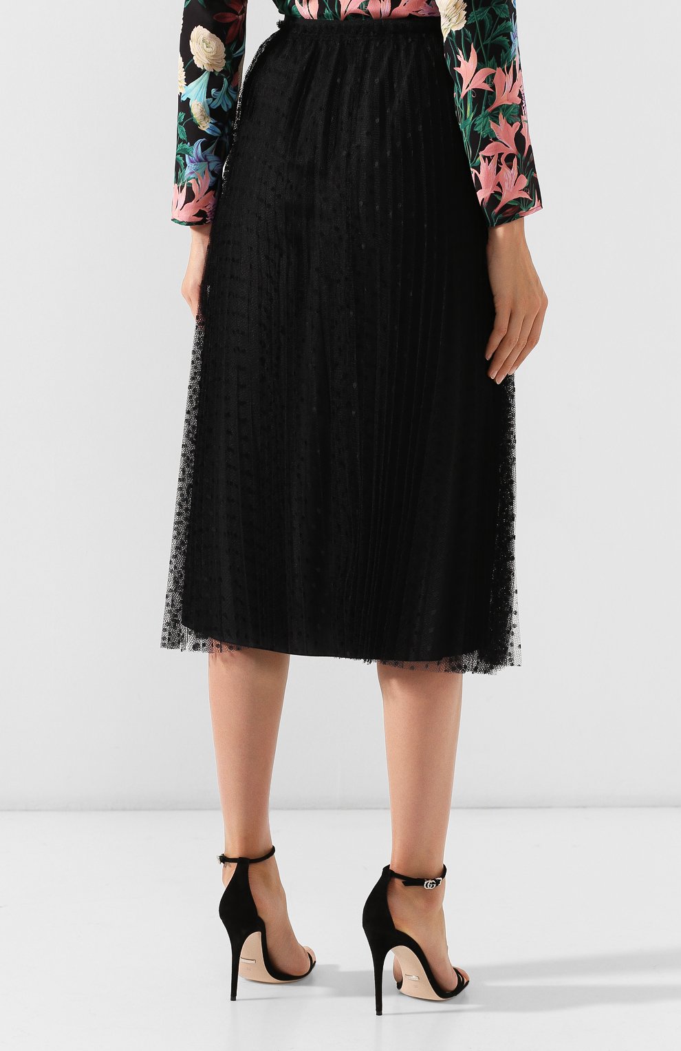 Юбка REDVALENTINO черного цвета по цене 52950 руб., арт. SR3RAC20/428, фото 4 Юбка REDVALENTINO, арт. SR3RAC20/428, фото 4