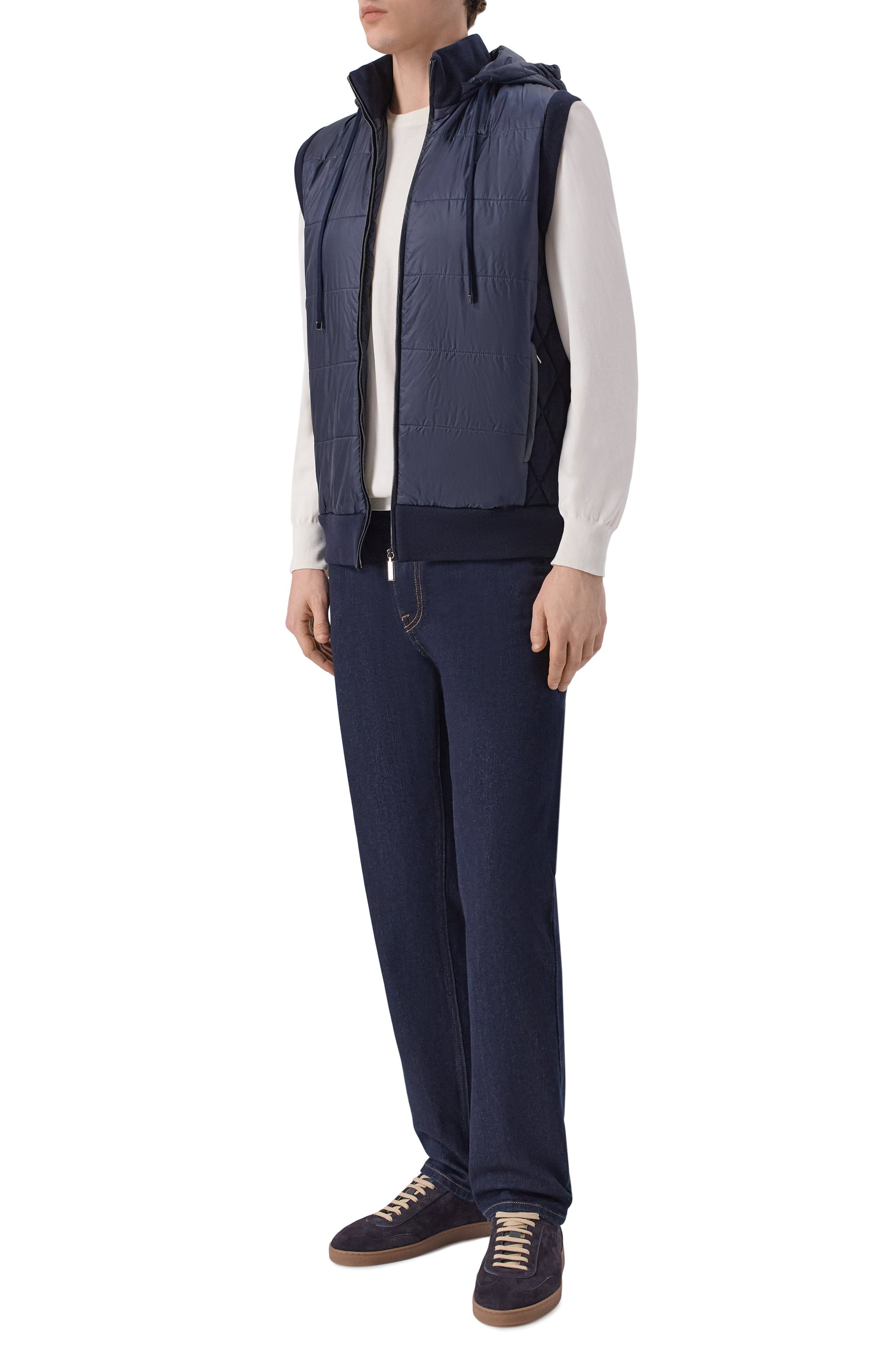 Жилет из шерсти и шелка ZILLI, арт. KHG001M0295VQUI00_001, фото 2