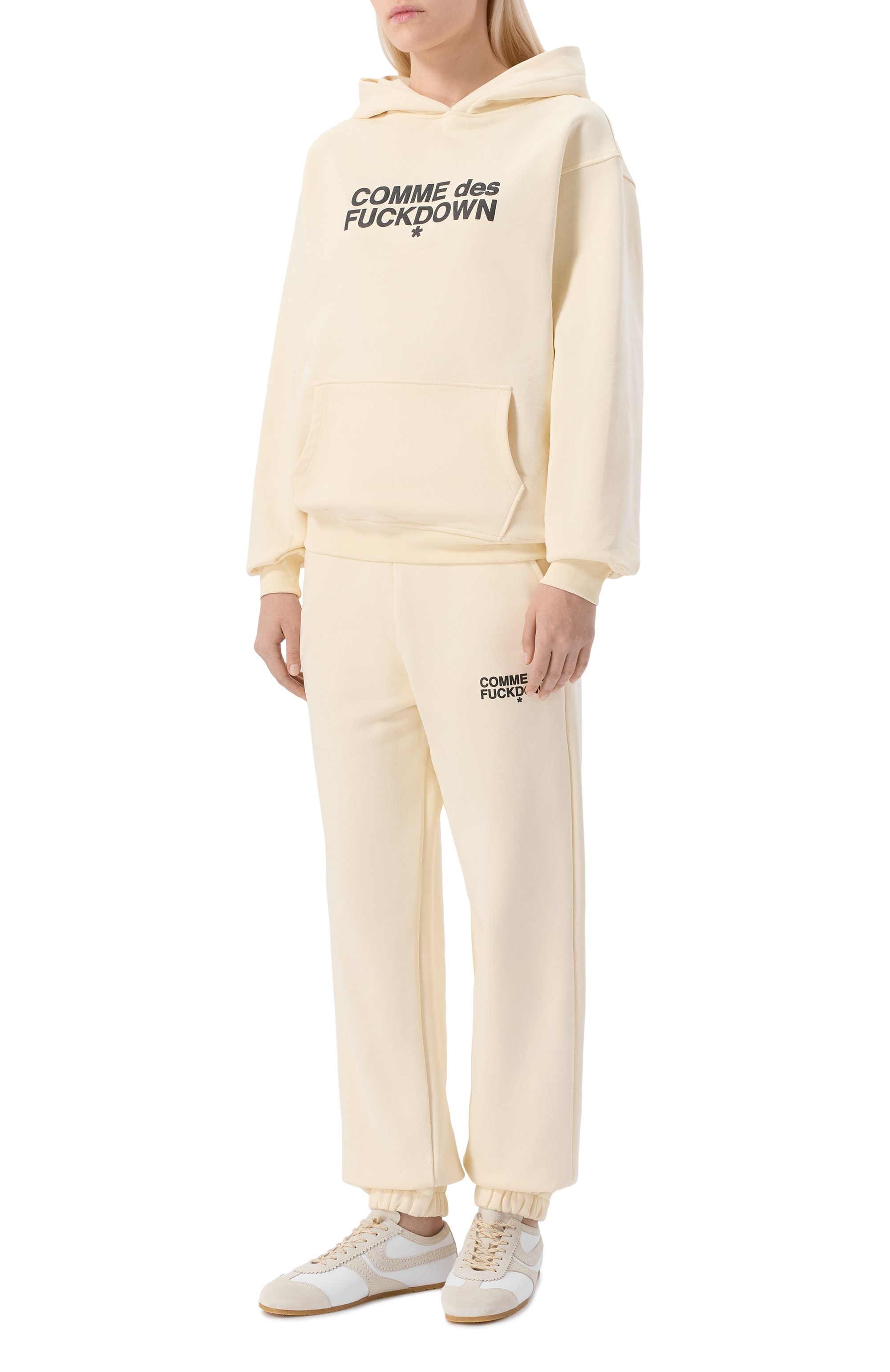 Хлопковое худи COMME DES FUCKDOWN, арт. CFABW01355, фото 2