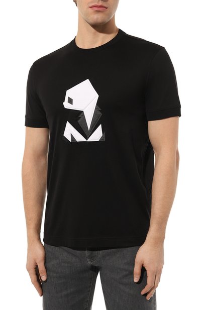 Хлопковая футболка KITON, арт. UMM0404, фото 3