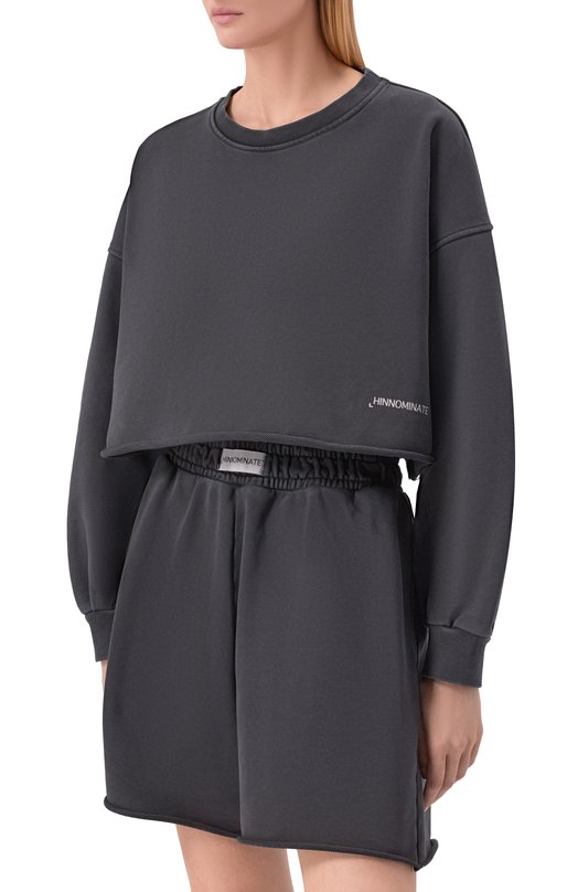 Хлопковый свитшот HINNOMINATE HMABW02436 Серый  HMABW02436 Фото 3