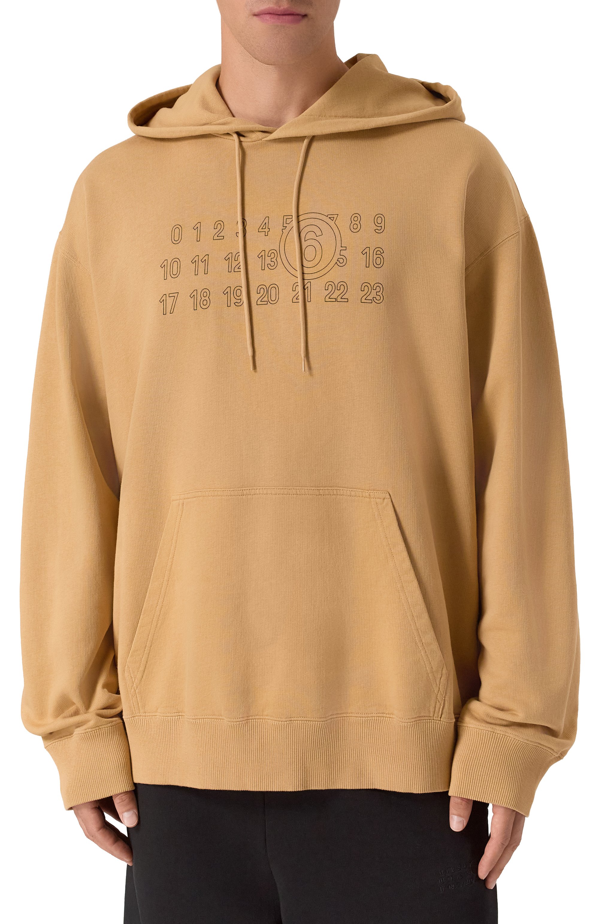 Хлопковое худи MM6, арт. SH0GU0035/M25025, фото 3