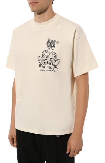 Хлопковая футболка DOMREBEL, арт. M STRIP T-SHIRT/TSHIRT, фото 3