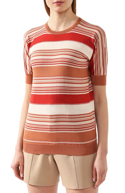 Топ из смеси шелка и хлопка LORO PIANA, арт. FAI8999, фото 3