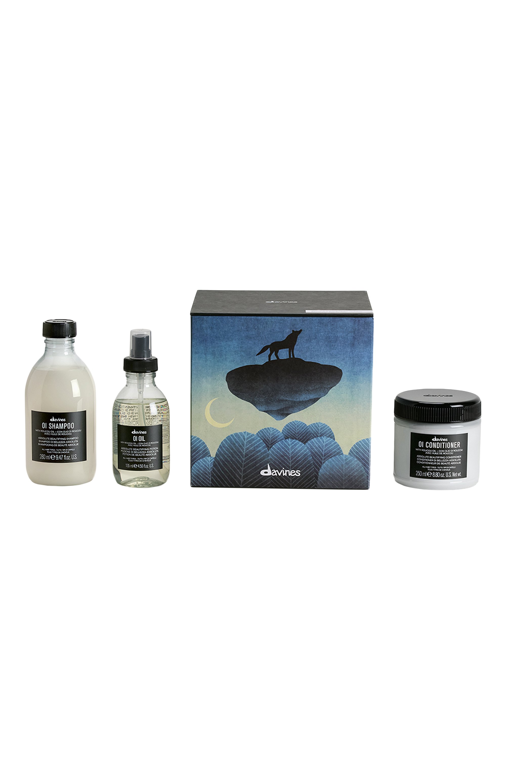 Набор oi 2025 precious temperate forest (280+250+135ml) DAVINES бесцветного цвета по цене 18480 руб., арт. 76162, фото 1 Набор oi 2025 precious temperate forest (280+250+135ml) DAVINES, арт. 76162, фото 1
