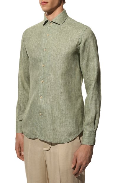 Льняная рубашка CORNELIANI, арт. 89P126-2111912/00, фото 3