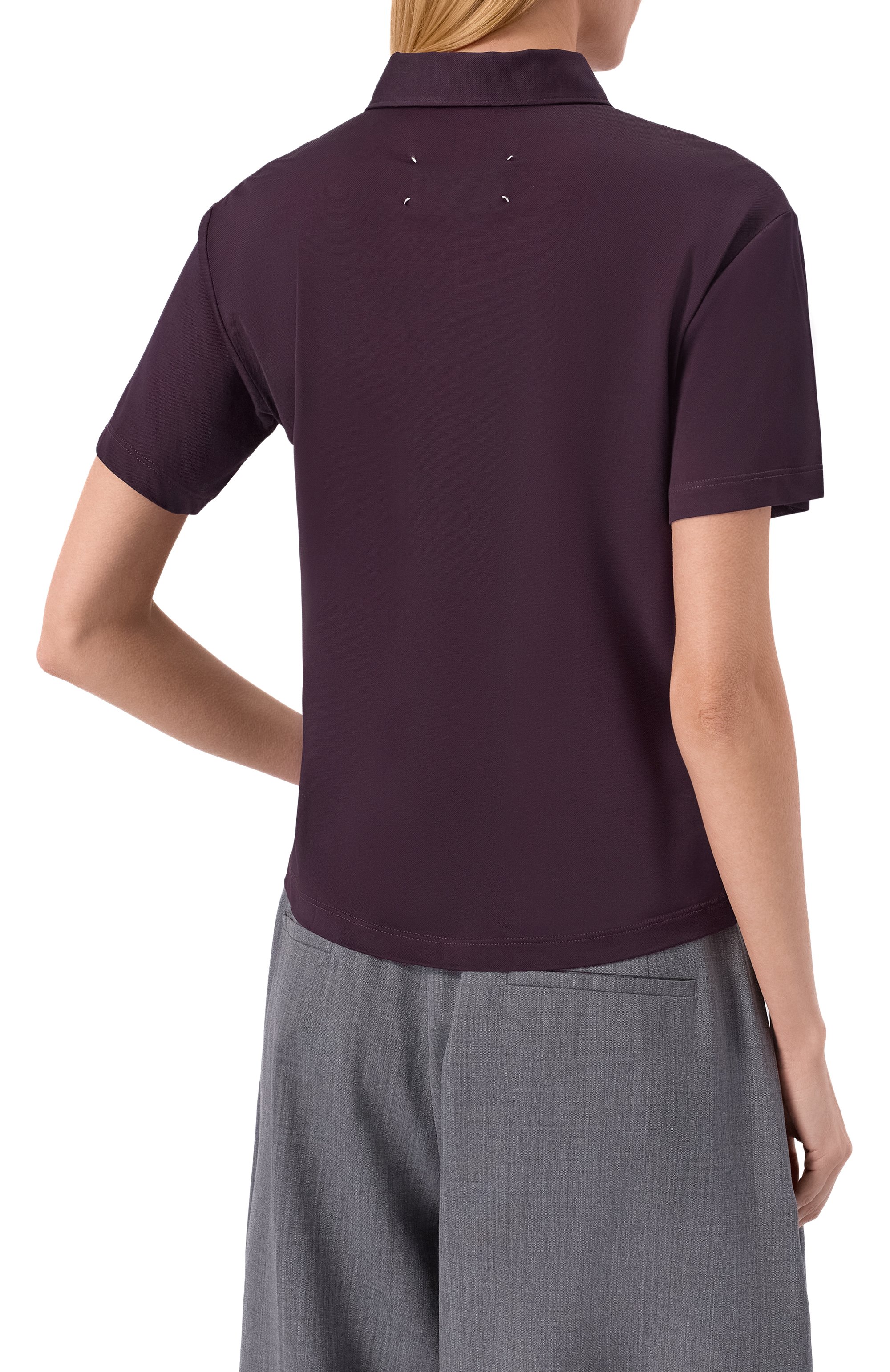 Поло из вискозы MAISON MARGIELA, арт. S51GL0062/M20134, фото 4