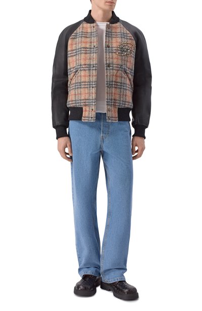 Комбинированный бомбер BURBERRY, арт. 8119190, фото 2