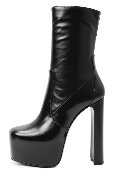 Кожаные ботильоны ornella SAINT LAURENT, арт. 840665/AAEHF, фото 4