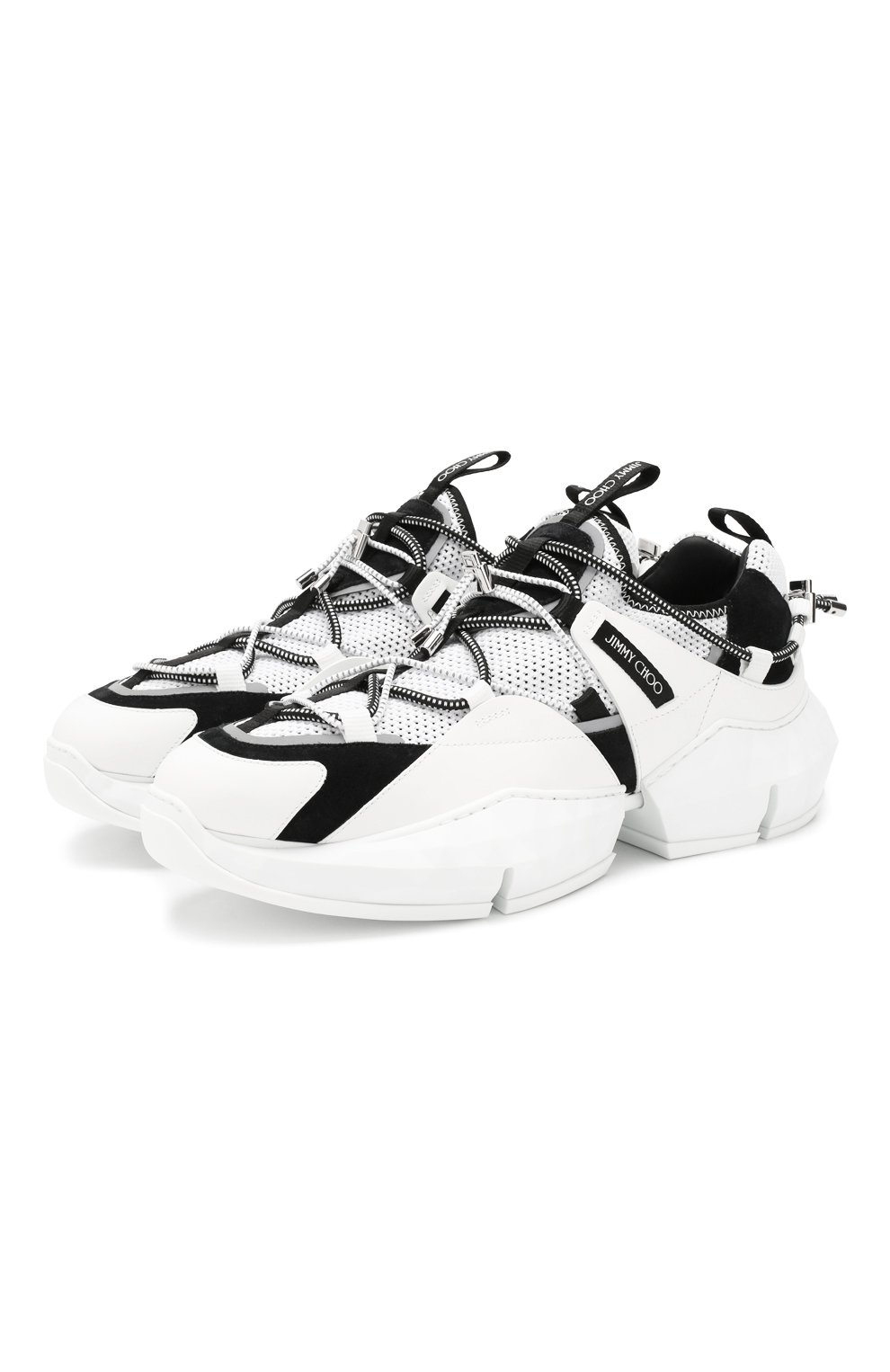 Комбинированные кроссовки diamond trail JIMMY CHOO, арт. DIAM0ND TRAIL/M/EHL, фото 1