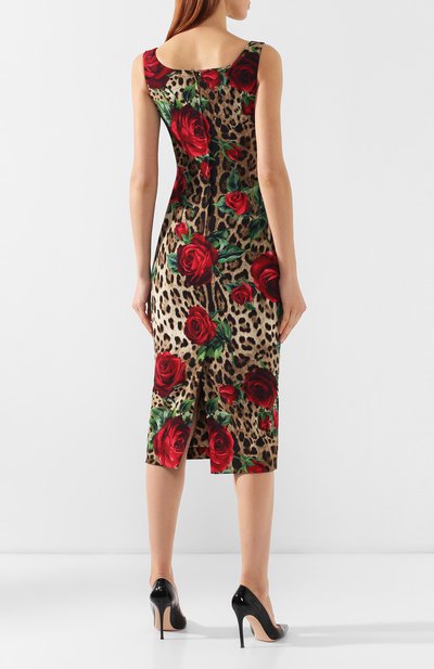 Платье с принтом DOLCE & GABBANA, арт. F6B4ZT/FSRKK, фото 4