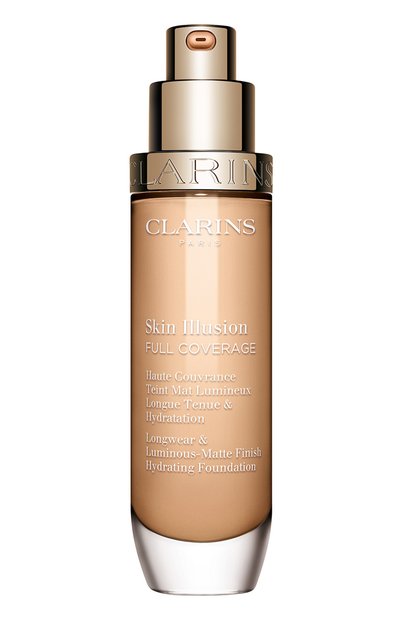 Тональный крем с матовым эффектом skin illusion full coverage, оттенок 105n (30ml) CLARINS цвета по цене 6200 руб., арт. 80106984, фото 4 Тональный крем с матовым эффектом skin illusion full coverage, оттенок 105n (30ml) CLARINS, арт. 80106984, фото 4