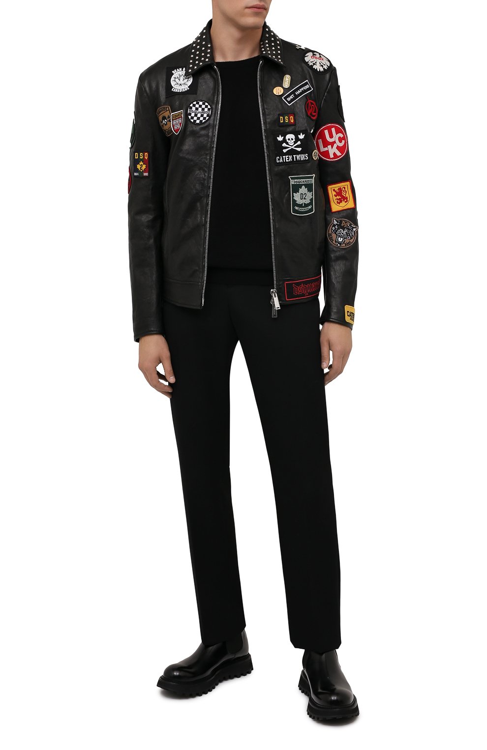 Кожаная куртка DSQUARED2, арт. S74AM1212/SY1564, фото 2