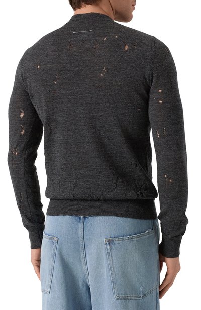 Шерстяной джемпер MM6, арт. SH0HL0033/M13134, фото 4