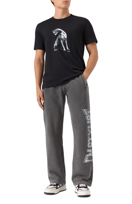 Хлопковая футболка HUGO 50548557 Чёрный  50548557 Фото 2