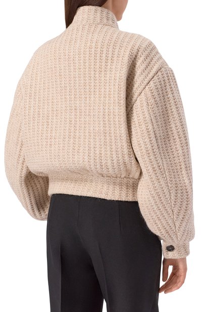 Бомбер GIUSEPPE DI MORABITO кремового цвета по цене 94600 руб., арт. 05FWB0104F 05303, фото 4 Бомбер GIUSEPPE DI MORABITO, арт. 05FWB0104F 05303, фото 4