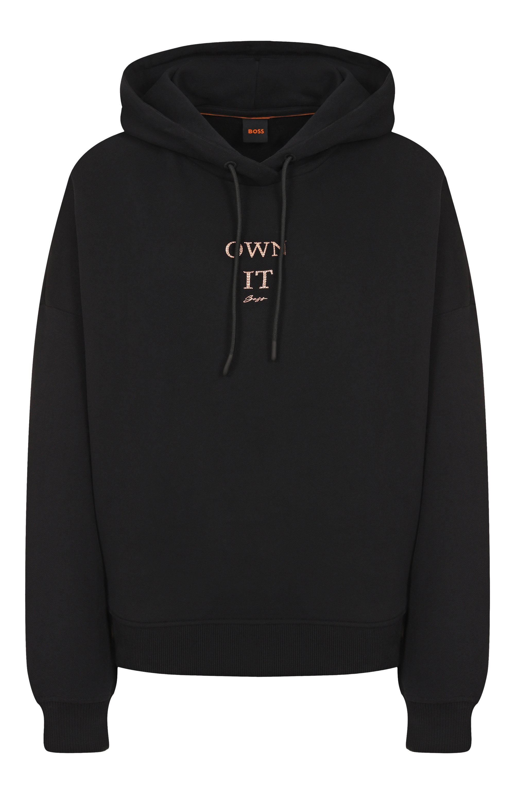 Хлопковое худи BOSS ORANGE, арт. 50551429, фото 1