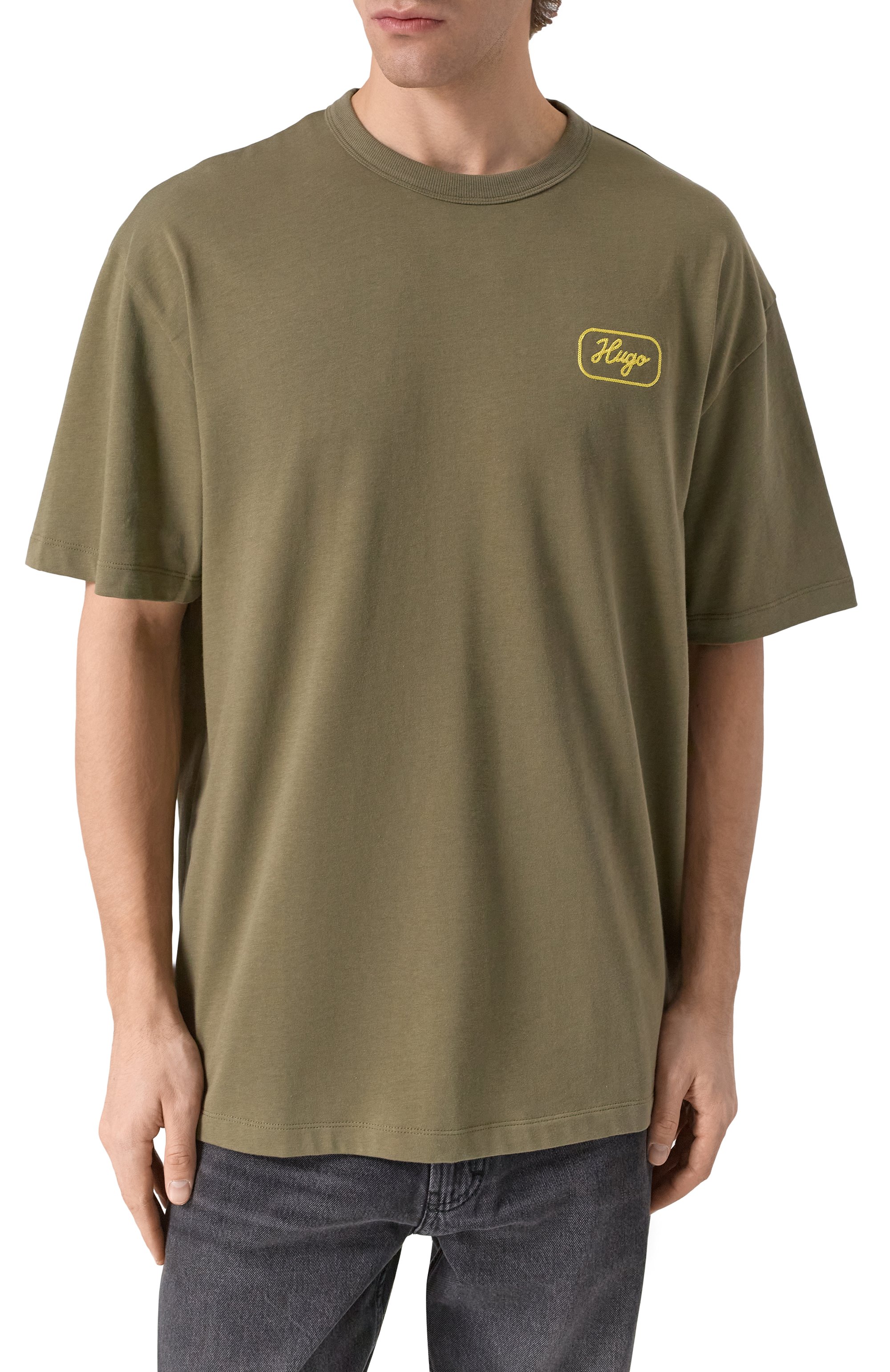 Хлопковая футболка HUGO BLUE, арт. 50534754, фото 3