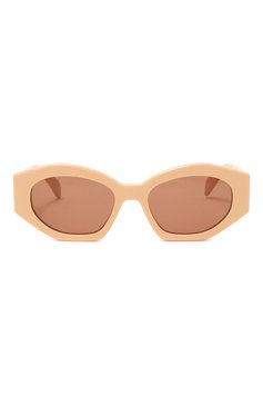 Женские солнцезащитные очки CELINE EYEWEAR бежевого цвета, арт. CL40238U 57E | Фото 3 (Региональные ограничения белый список (Axapta Mercury): Не проставлено; Нос: Не проставлено; Материал: Пластик; Тип очков: С/з; Оптика Гендер: оптика-женское; Очки форма: Cat-eye)