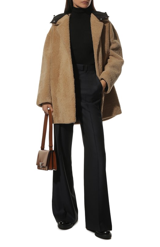 Шуба из овчины Prada 56A011-1ZIK-F0627 Бежевый  56A011-1ZIK-F0627 Фото 2
