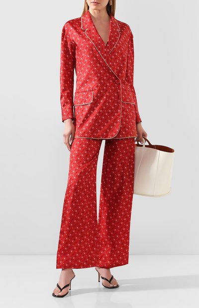 Шелковые брюки FENDI, арт. FR6240 A9DR, фото 2
