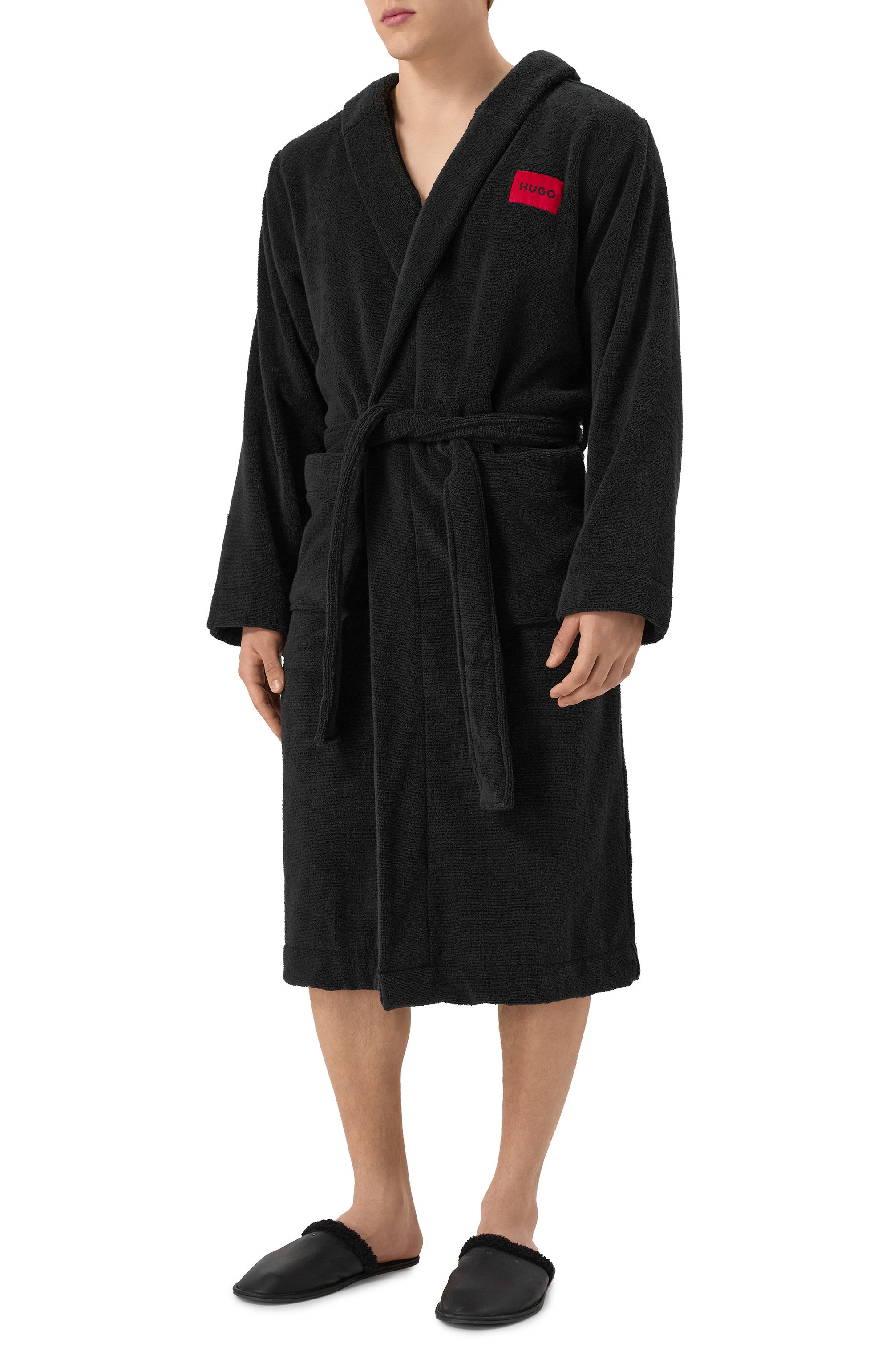 Хлопковый халат HUGO, арт. 50503029, фото 2