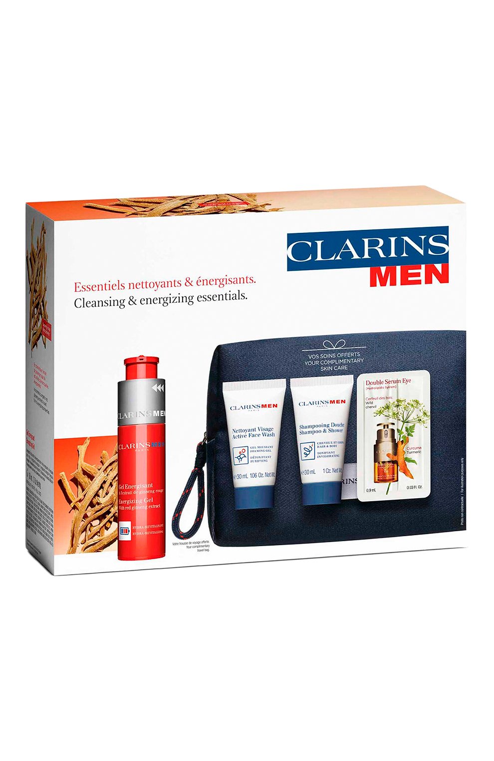 Набор тонизирующих средств ухода для мужчин (2x30+50+0,9ml) CLARINS, арт. 80097070, фото 5