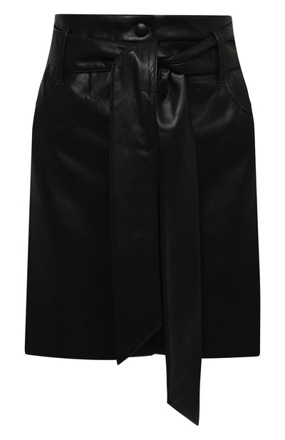 Женская юбка NANUSHKA, арт. MEDA_BLACK_VEGAN LEATHER