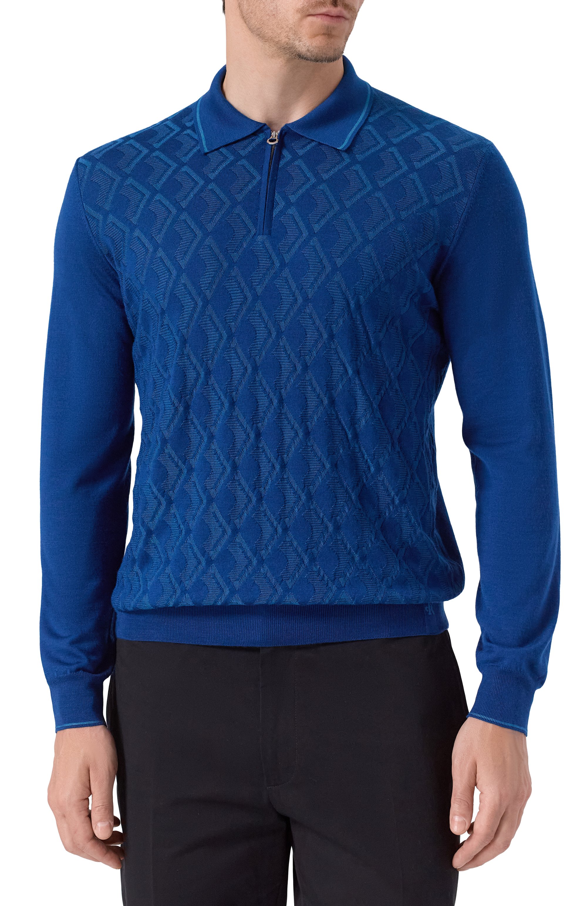 Поло из шерсти и шелка STEFANO RICCI, арт. KE08018P30/E25476, фото 3