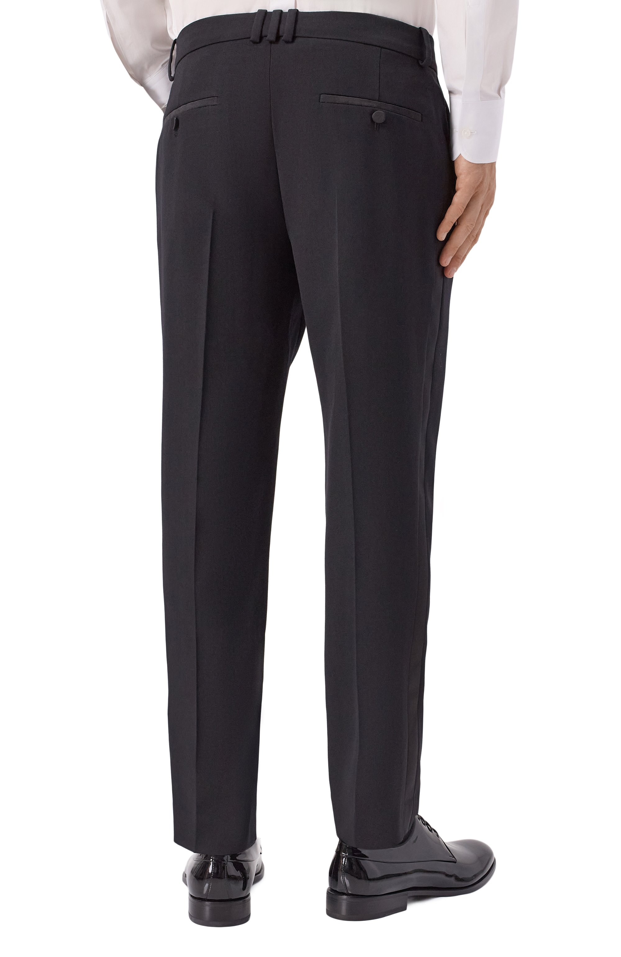 Шерстяные брюки BALMAIN, арт. FH1PM085/MH49, фото 4