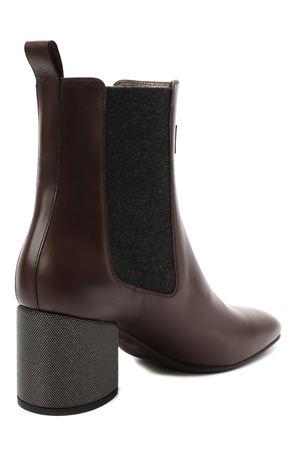 Кожаные ботильоны BRUNELLO CUCINELLI, арт. MZPRC1857P, фото 4