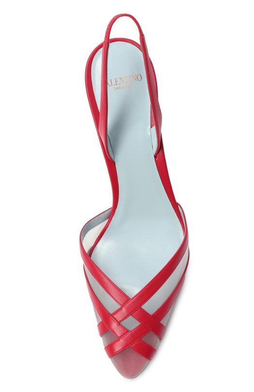 Комбинированные туфли ImpuDance 90 Valentino 6W0S0LT6/PDY Красный  6W0S0LT6/PDY Фото 6