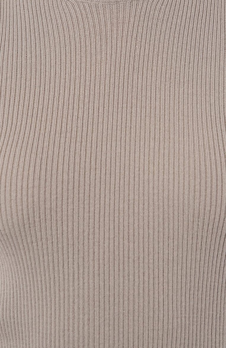 Женский шерстяной топ RICK OWENS светло-серого цвета, арт. RP02D3635/RIBM | Фото 5 (Длина (для топов): Стандартные; Материал внешний: Шерсть; Материал сплава: Проставлено; Драгоценные камни: Проставлено; Стили: Минимализм; Рукава: Без рукавов)