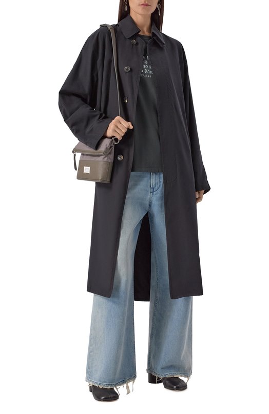 Хлопковая футболка Maison Margiela S51GC0534/S24575 Серый  S51GC0534/S24575 Фото 2