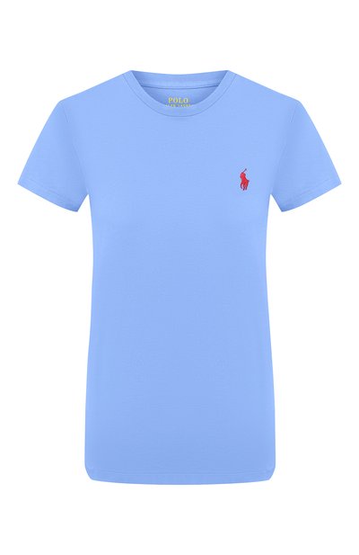 Женская хлопковая футболка POLO RALPH LAUREN, арт. 211734144