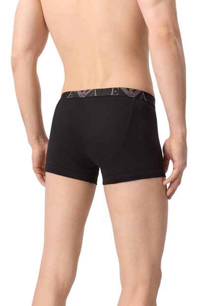 Комплект из трех боксеров EMPORIO ARMANI черного цвета по цене 6740 руб., арт. EM000259/AF10778, фото 3 Комплект из трех боксеров EMPORIO ARMANI, арт. EM000259/AF10778, фото 3