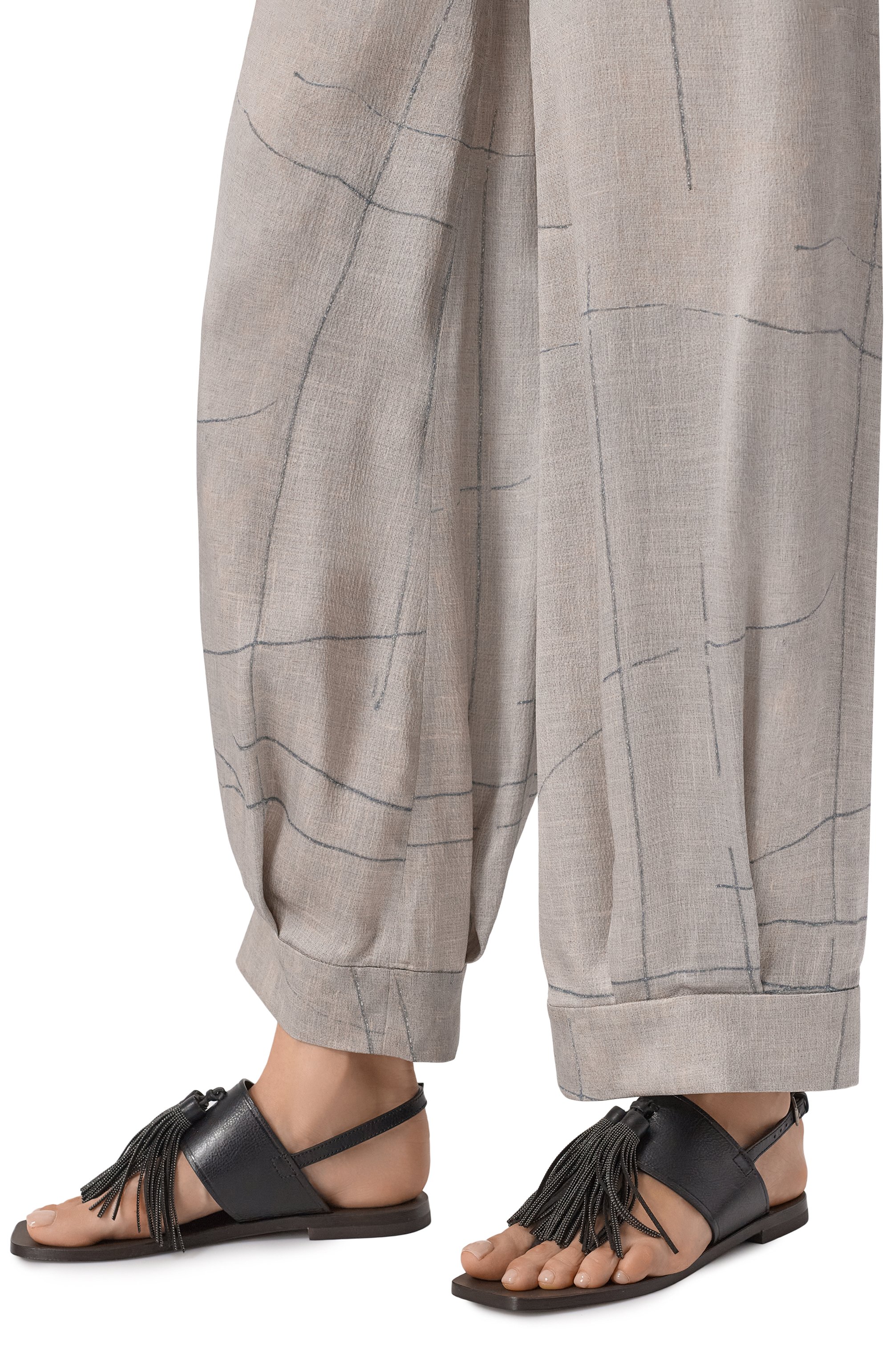 Кожаные сандалии BRUNELLO CUCINELLI, арт. MZSLC2906, фото 3