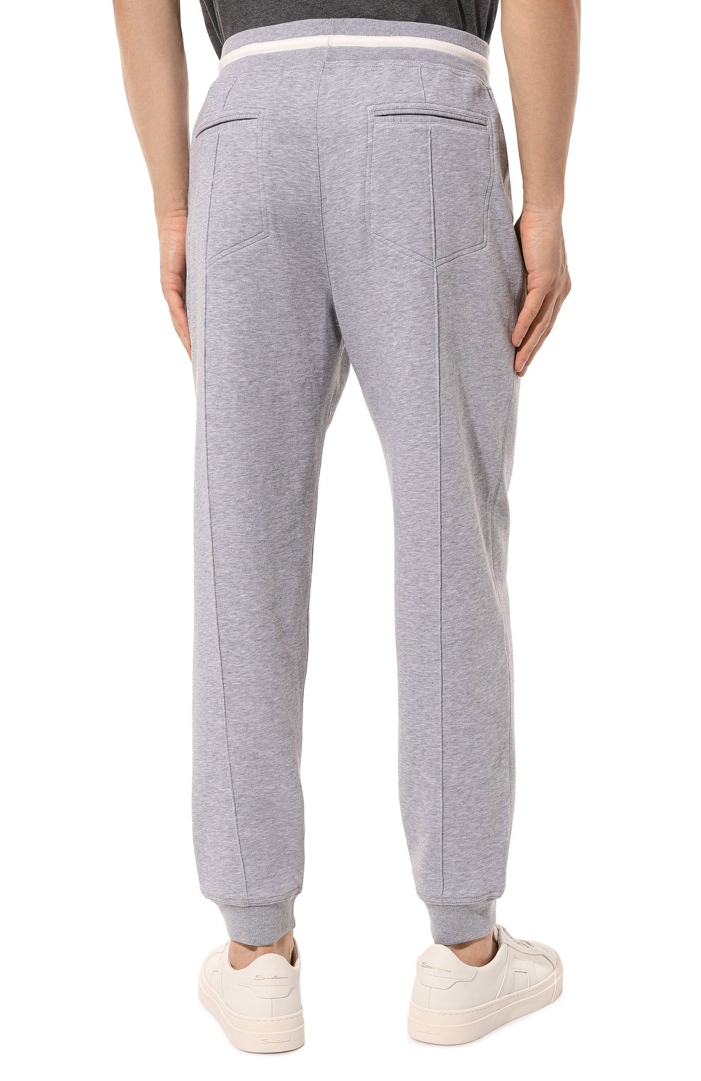 Хлопковые джоггеры BRUNELLO CUCINELLI, арт. M0T353205G, фото 4