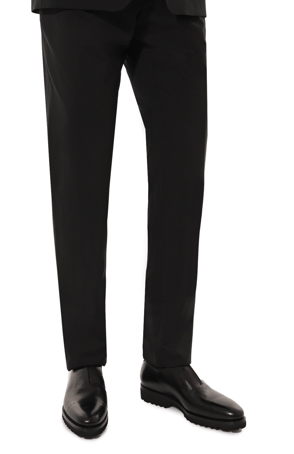 Кожаные оксфорды KITON, арт. USSA094N0010104, фото 3