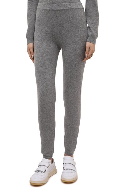 Джоггеры из шерсти и кашемира ALLUDE, арт. 215/17008, фото 3