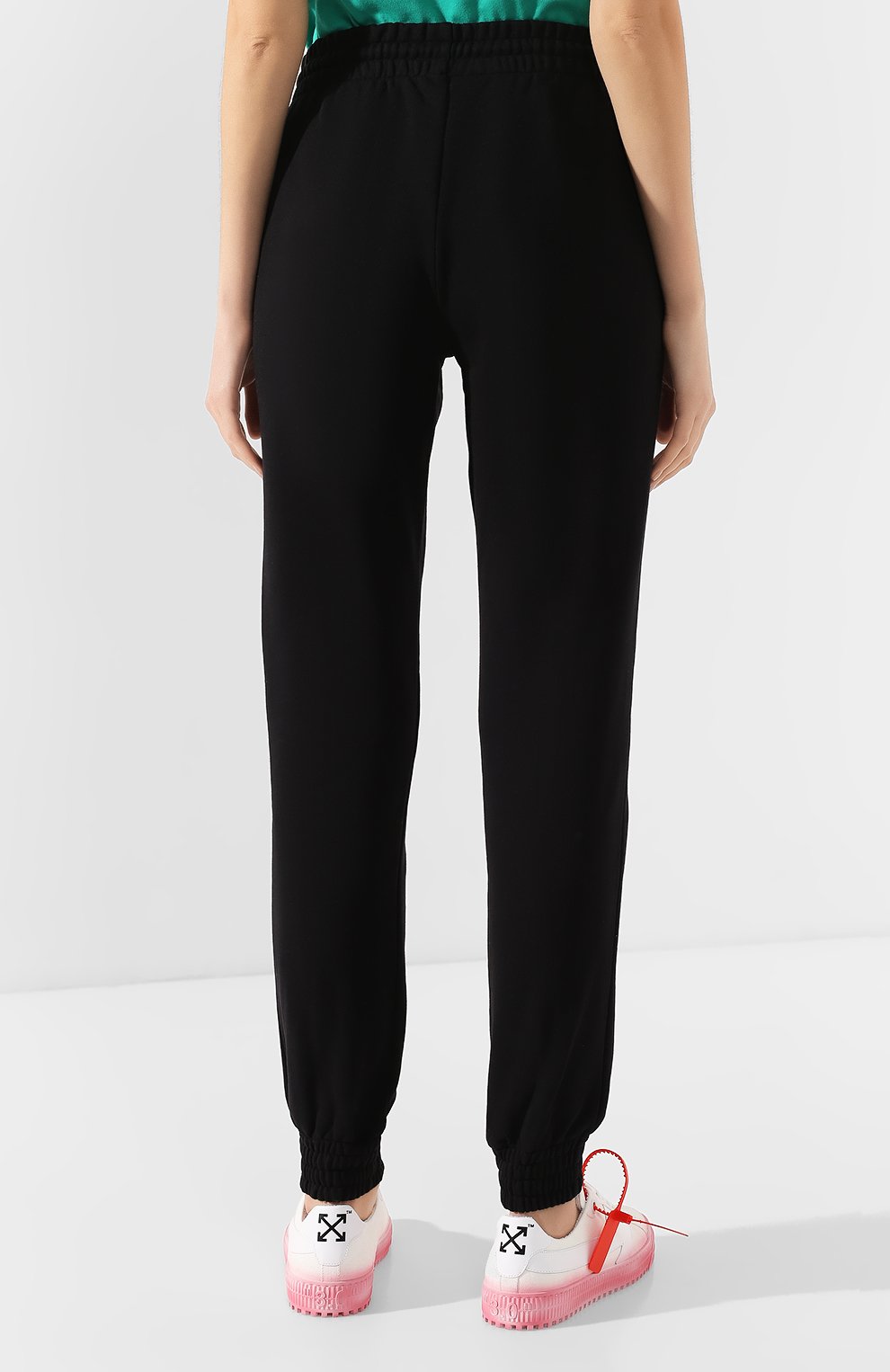 Хлопковые джоггеры MCQ SWALLOW черного цвета по цене 23950 руб., арт. 589463/R0H02, фото 4 Хлопковые джоггеры MCQ SWALLOW, арт. 589463/R0H02, фото 4