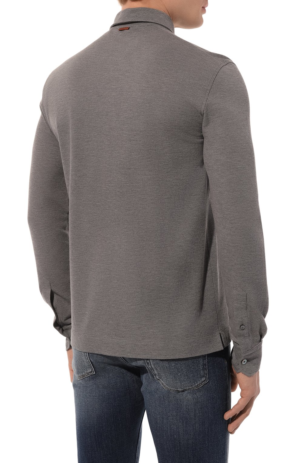 Хлопковое поло ZEGNA, арт. UD392A7/D757, фото 4