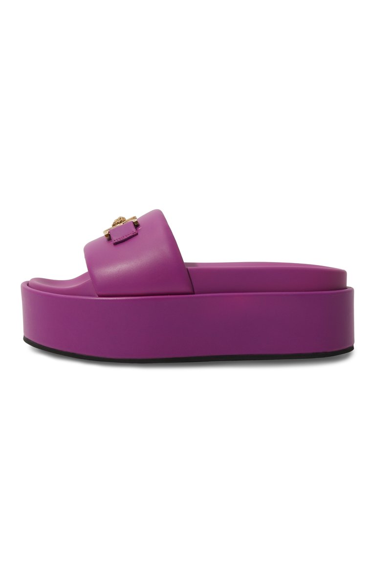 Кожаные шлепанцы VERSACE, арт. 1007854/DVT2P, фото 1