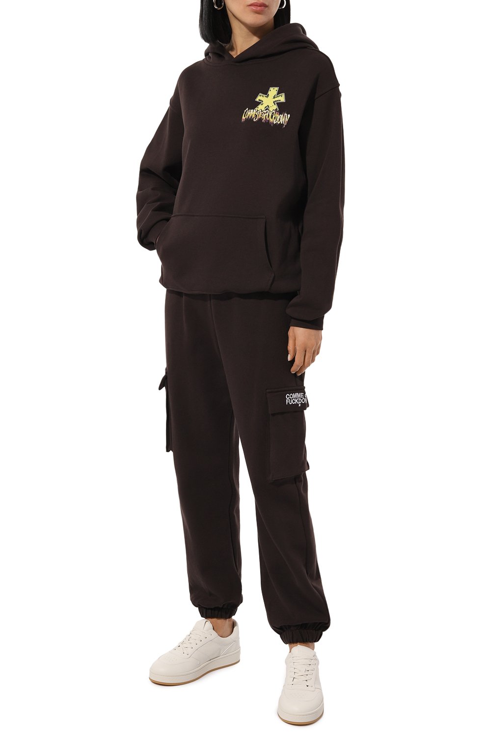 Хлопковые джоггеры COMME DES FUCKDOWN, арт. CFABW01012, фото 2