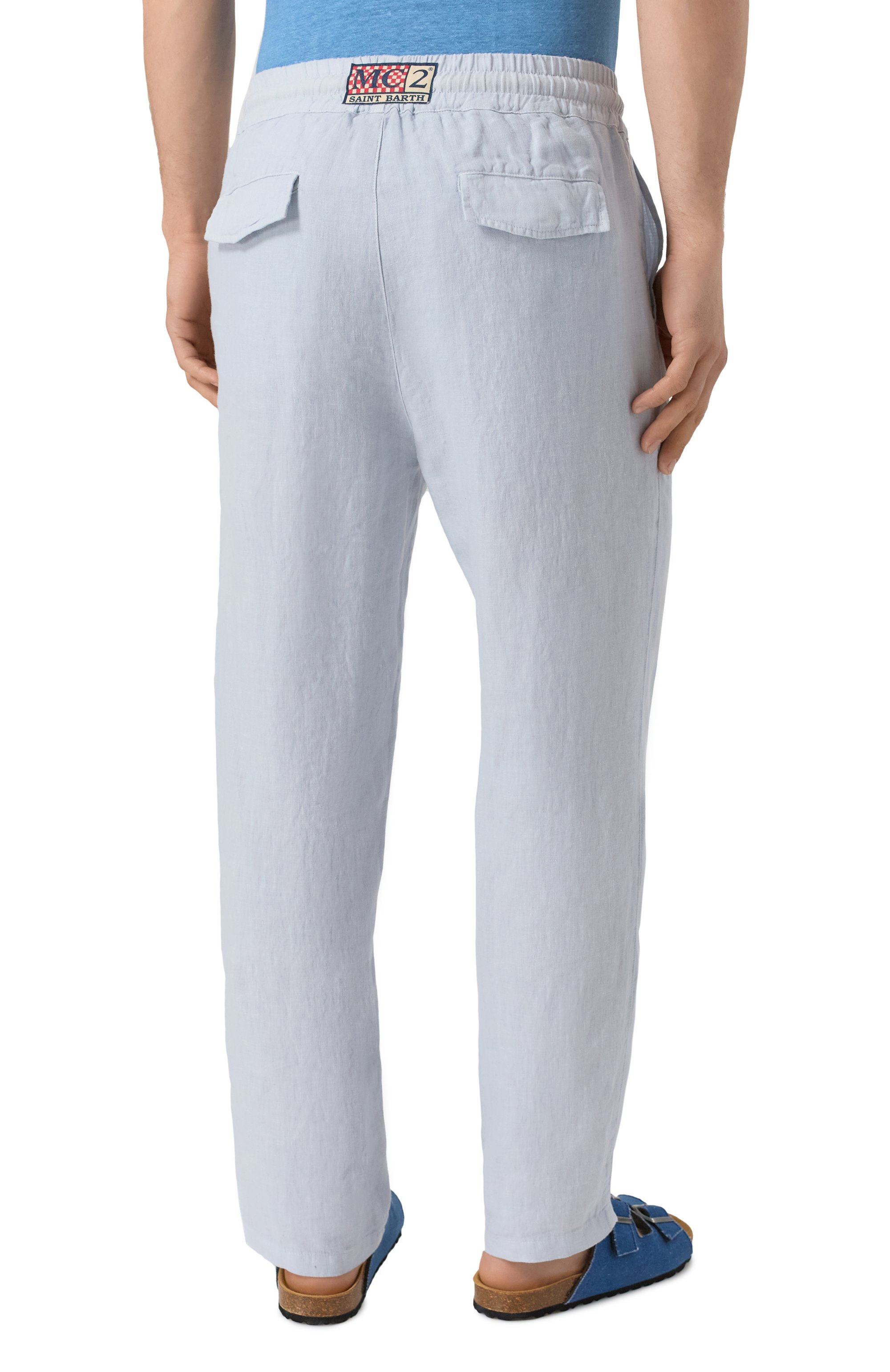 Льняные брюки MC2 SAINT BARTH, арт. STBM CALAIS/00322H, фото 4
