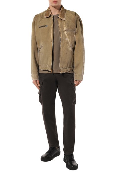 Хлопковые брюки-карго TRANSIT, арт. CFUTRVA103, фото 2